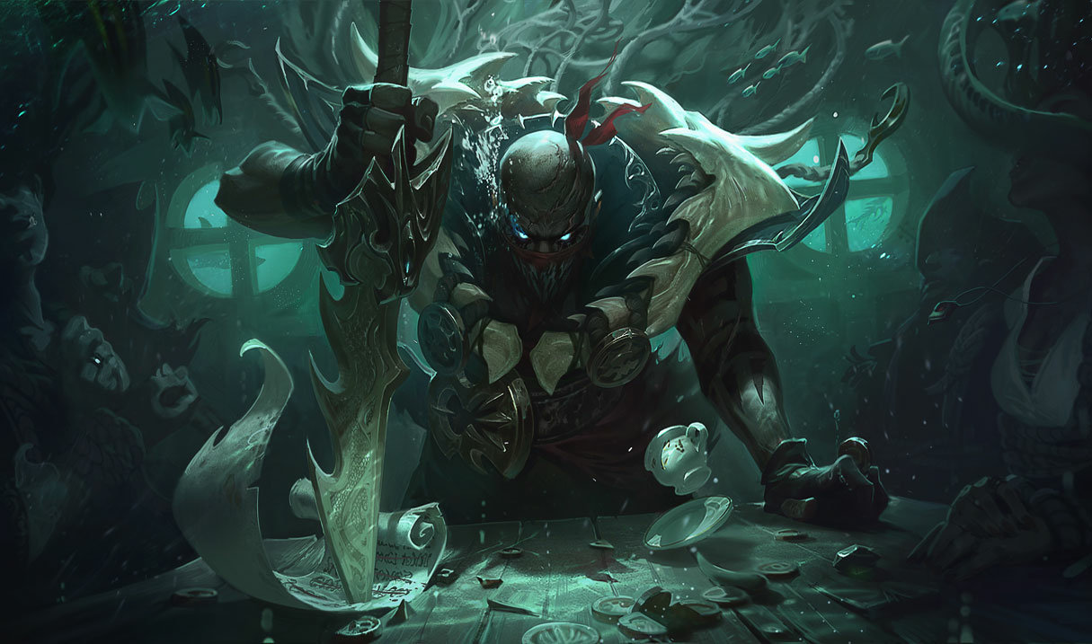 Pyke, the bloodharbor ripper who's always looking for his next victim.