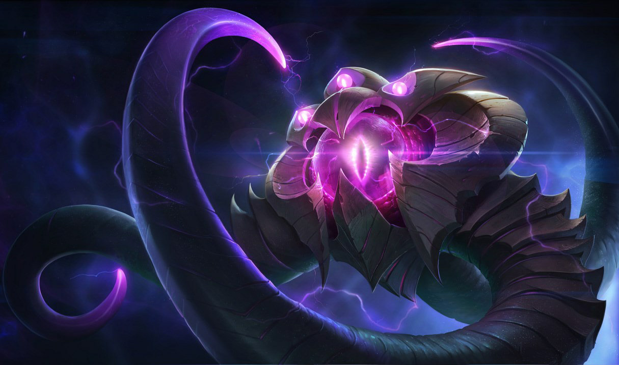Velkoz, also known as the eye of the void. A very dangerous entity in Runeterra.