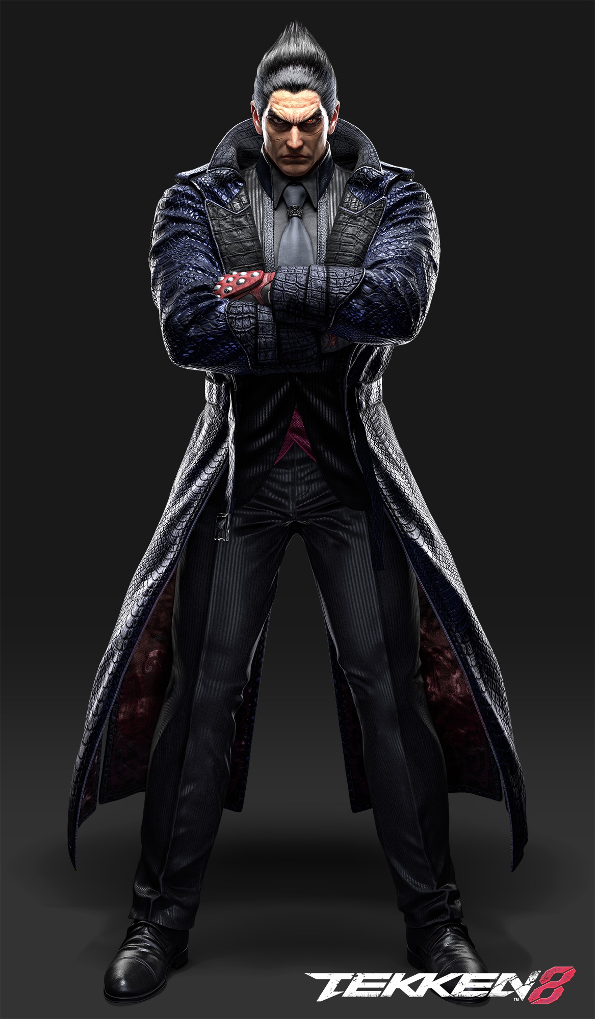 Official character render of Kazuya