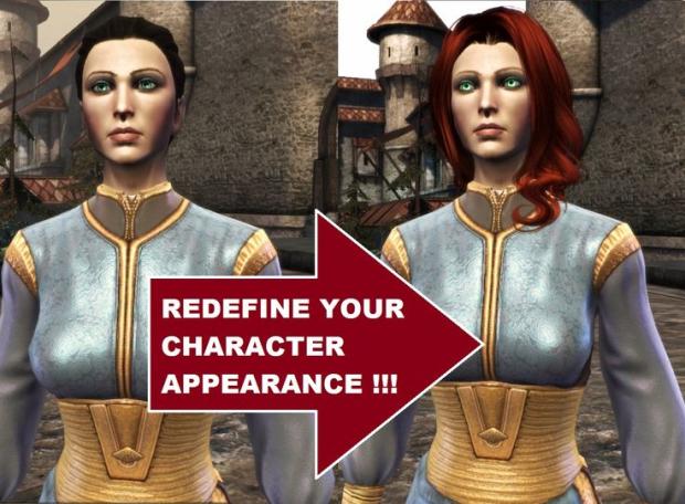 DAO Change Your Face and Hair Mod