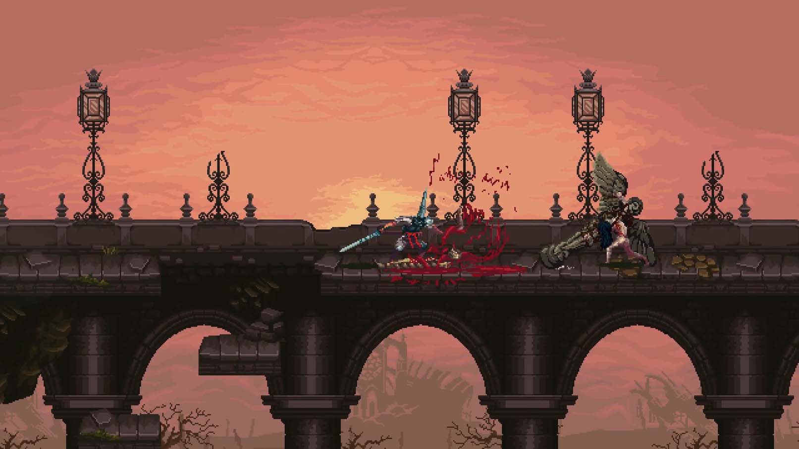 Blasphemous Hack and Slash Through Waves of Enemies