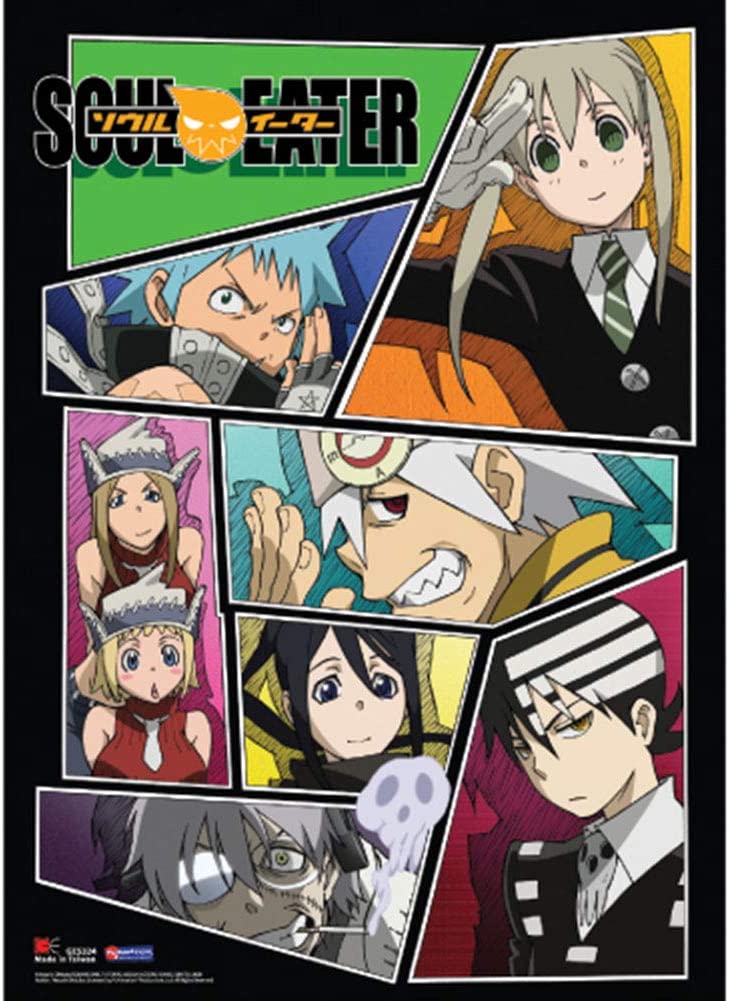 Hello! I am a newbie to this sub and a devoted Soul Eater fan! I make  glitter collage edits of multiple different anime characters. Here's one I  made of Kid! ✨️🖤🤍 