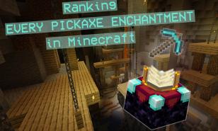 Thuumbnail of an Enchanting Table and Diamond Pickaxe in Minecraft