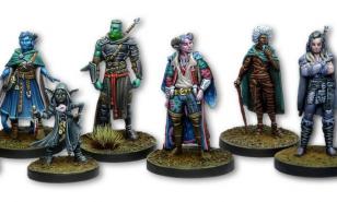 Painted minis from Critical Role's second campaign. 