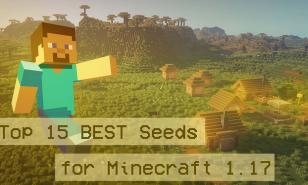 Thumbnail of Steve from Minecraft over an image of a plains village