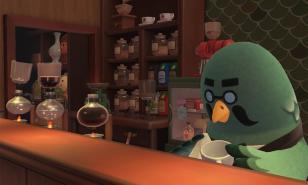 brewster, coffee, animal crossing new horizons, animal crossing, the roost
