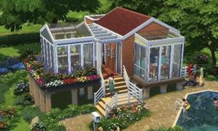 A beautiful house built by a simmer, using mods.