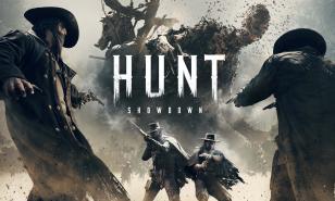 Hunters and Monsters Fight over the Hunt: Showdown logo. 