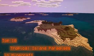 Thumbnail of an island in Minecraft