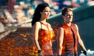 Katniss, Peeta, Parade, tribute