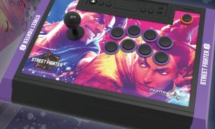 A picture of the Hori Fighting Stick Alpha -- Street Fighter 6 Edition.