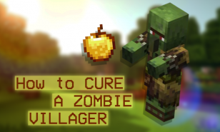 Thumbnail of a Zombie Villager and a Golden Apple from Minecraft.