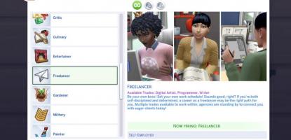 The Sims 4 Career Options