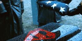 Superman's funeral in 'Batman vs. Superman: Dawn of Justice'.