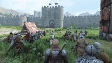 In the invasion game mode conquering castles is part of the match