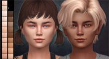 You can download custom skins for child sims