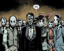 The Court of Owls is a organization with long history of controlling and manipulating Gotham City in the shadows.