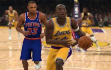 2k21 footage of the late and great Kobe Bryant.