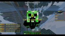 Stare into the dead face of the Creeper skin as you wait for the next round