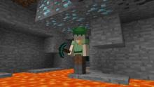 Enchantments help players mine diamonds in tricky locations