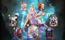 Each card circling Eris in this photo is a card that is either in her deck mentioned above, or does extremely well against the other crafts on the list. Cards listed such as Prince of Darkness