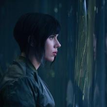Scarlett Johansson plays Major Kusanagi in the Ghost in the Shell live action film.