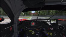 The onboard view from the Ferrari 488 GTE. 