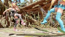 Lucky Chloe revs up for some breakdancing amidst a particularly crucial fight.