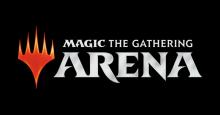 the screen that greets planeswalkers on entrance to the arena 