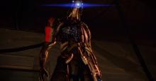 Legion is a unique friendly character in the game. Legion is an evolved form of a Geth soldier that is obsessed with Shepard. He eventually joins your team in the fight against the Reapers.