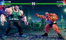 Abigail looks ridiculous huge even next to the gigantic Zangief