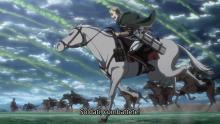 Commander Erwin leads the Survey Corps in an epic charge.