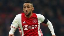 Hakim Ziyech (81) leads the young Ajax