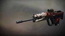 A Crucible scout rifle rewarded by Lord Shaxx.