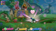 Kirby tosses a friend heart at an enemy, gaining a new ally  