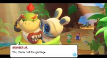 This game makes it clear what a good dad Bowser is. 