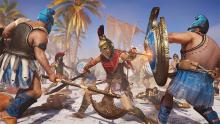 Take part in exciting conquest battles as either Sparta or Athens