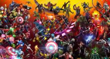 Various champions from Marvel: Contest of Champions