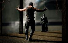 Bane embracing the fight knowing he will win