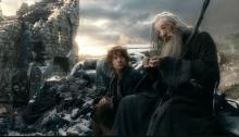 Bilbo and Gandalf, resting together after a great battle.