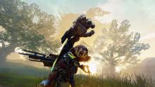 Raccoons and other aliens wield awesome weapons in Biomutant