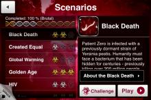 You can read more about the Black Death scenario before actually playing it.
