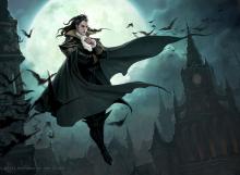A vampire from the plane of Innistrad 