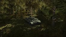 A BMPT hides in the jungle, waiting in ambush for unsuspecting infantry.