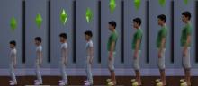 Sims can be tall, short, or in between with this height slider