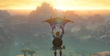 Link can get anywhere quickly by paragliding off the top of mountains