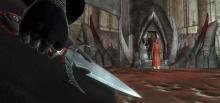 This image depicts someone sneaking up on a character with a dagger in hand image from  neutralx2.com
