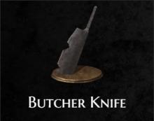 The butcher knife from Dark Souls 3
