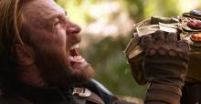 In Avengers: Infinity War, Chris Evans' Captain America stuns viewers and Thanos alike when he holds back the Mad Titan's gauntlet with his bare hands