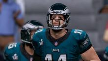 Carson Wentz looks ready for another Super Bowl and also on Madden 19. 